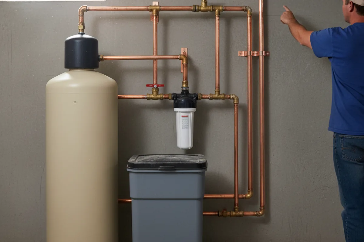 Whole-house water treatment system installed in Fincastle